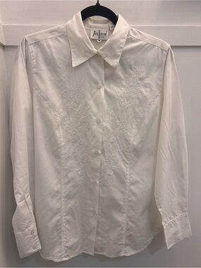 Vintage Cotton Western Shirt with subtle embroidery